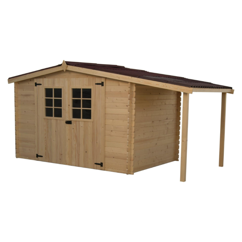 Abri de jardin bois HABRITA Ed 2416 – Image 2